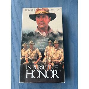 In Pursuit of Honor Historical Western Movie Vintage 1995 VHS Tape Pre-Loved